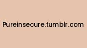 Pureinsecure.tumblr.com Coupon Codes