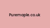 Puremaple.co.uk Coupon Codes