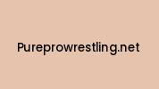 Pureprowrestling.net Coupon Codes