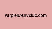Purpleluxuryclub.com Coupon Codes