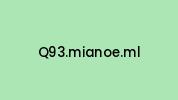 Q93.mianoe.ml Coupon Codes