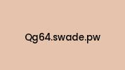 Qg64.swade.pw Coupon Codes