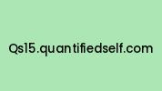 Qs15.quantifiedself.com Coupon Codes
