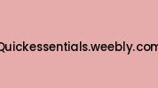 Quickessentials.weebly.com Coupon Codes