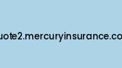 Quote2.mercuryinsurance.com Coupon Codes