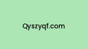 Qyszyqf.com Coupon Codes