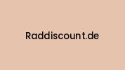 Raddiscount.de Coupon Codes