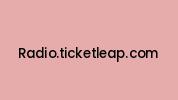 Radio.ticketleap.com Coupon Codes