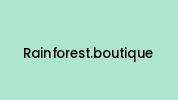 Rainforest.boutique Coupon Codes
