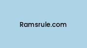 Ramsrule.com Coupon Codes