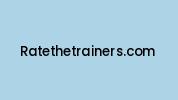 Ratethetrainers.com Coupon Codes