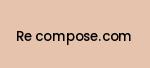 re-compose.com Coupon Codes