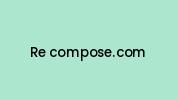 Re-compose.com Coupon Codes