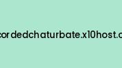 Recordedchaturbate.x10host.com Coupon Codes