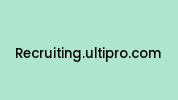 Recruiting.ultipro.com Coupon Codes