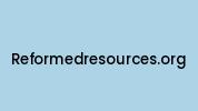 Reformedresources.org Coupon Codes