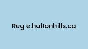Reg-e.haltonhills.ca Coupon Codes