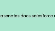 Releasenotes.docs.salesforce.com Coupon Codes