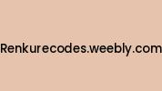 Renkurecodes.weebly.com Coupon Codes