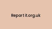 Report-it.org.uk Coupon Codes