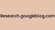 Research.googleblog.com Coupon Codes