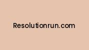 Resolutionrun.com Coupon Codes