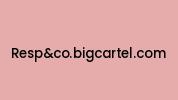 Respandco.bigcartel.com Coupon Codes