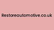 Restoreautomotive.co.uk Coupon Codes