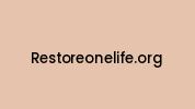 Restoreonelife.org Coupon Codes