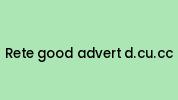 Rete-good-advert-d.cu.cc Coupon Codes