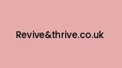 Reviveandthrive.co.uk Coupon Codes