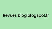 Revues-blog.blogspot.fr Coupon Codes