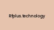 Rfplus.technology Coupon Codes