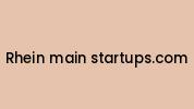 Rhein-main-startups.com Coupon Codes