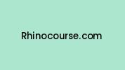 Rhinocourse.com Coupon Codes