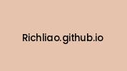 Richliao.github.io Coupon Codes