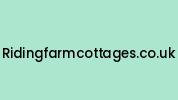 Ridingfarmcottages.co.uk Coupon Codes