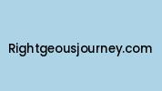 Rightgeousjourney.com Coupon Codes