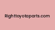 Righttoyotaparts.com Coupon Codes