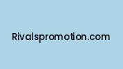 Rivalspromotion.com Coupon Codes