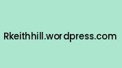 Rkeithhill.wordpress.com Coupon Codes