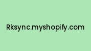Rksync.myshopify.com Coupon Codes