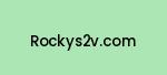 rockys2v.com Coupon Codes