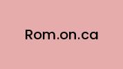Rom.on.ca Coupon Codes