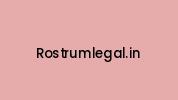 Rostrumlegal.in Coupon Codes