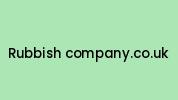 Rubbish-company.co.uk Coupon Codes