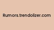 Rumors.trendolizer.com Coupon Codes