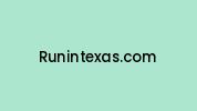 Runintexas.com Coupon Codes