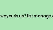 Runwaycurls.us7.list-manage.com Coupon Codes
