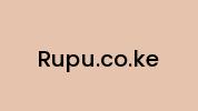 Rupu.co.ke Coupon Codes